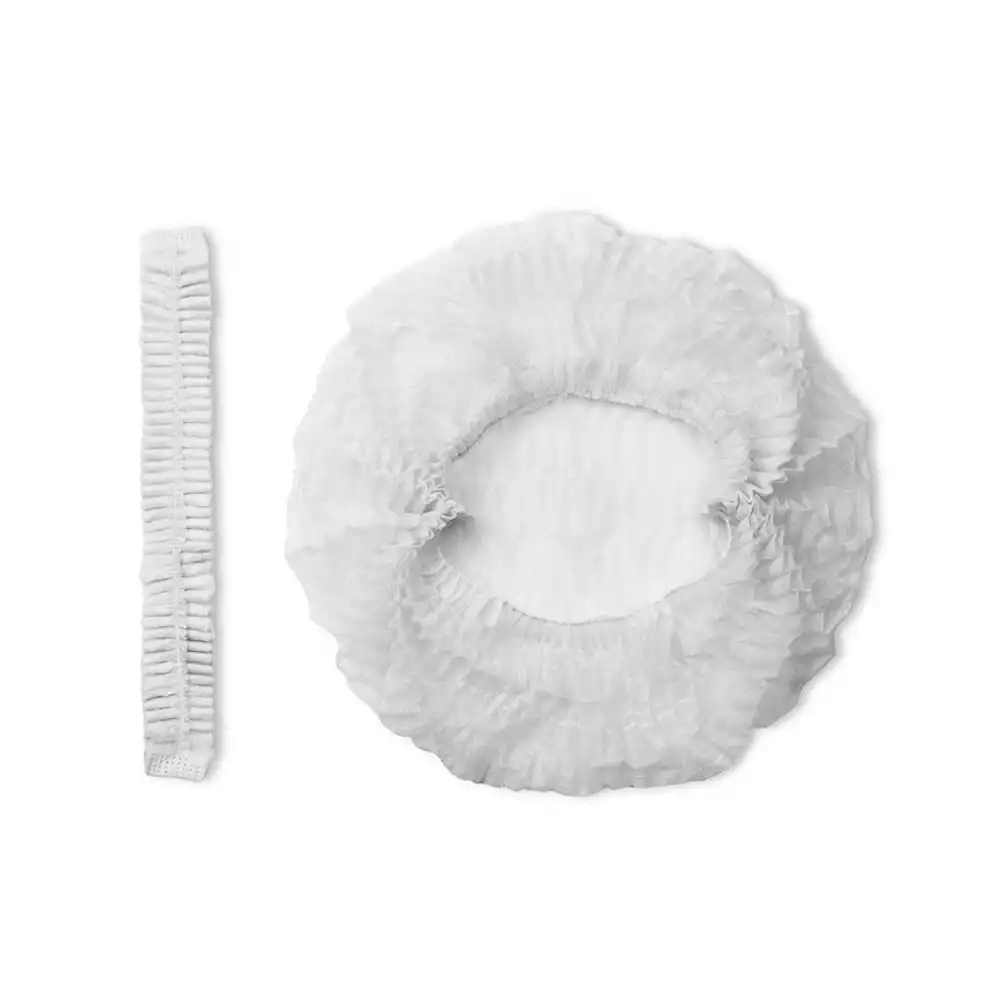 Шапочка Шарлотта (клип), материал спанбонд 17г/м2, нестерильная, цвет белый