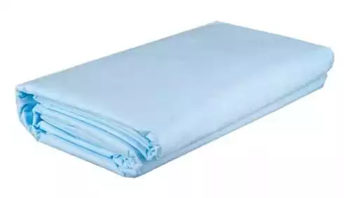 Простыня 80*200см, материал СМС 40г/м2, нестерильная, белая, индивидуальное сложение
