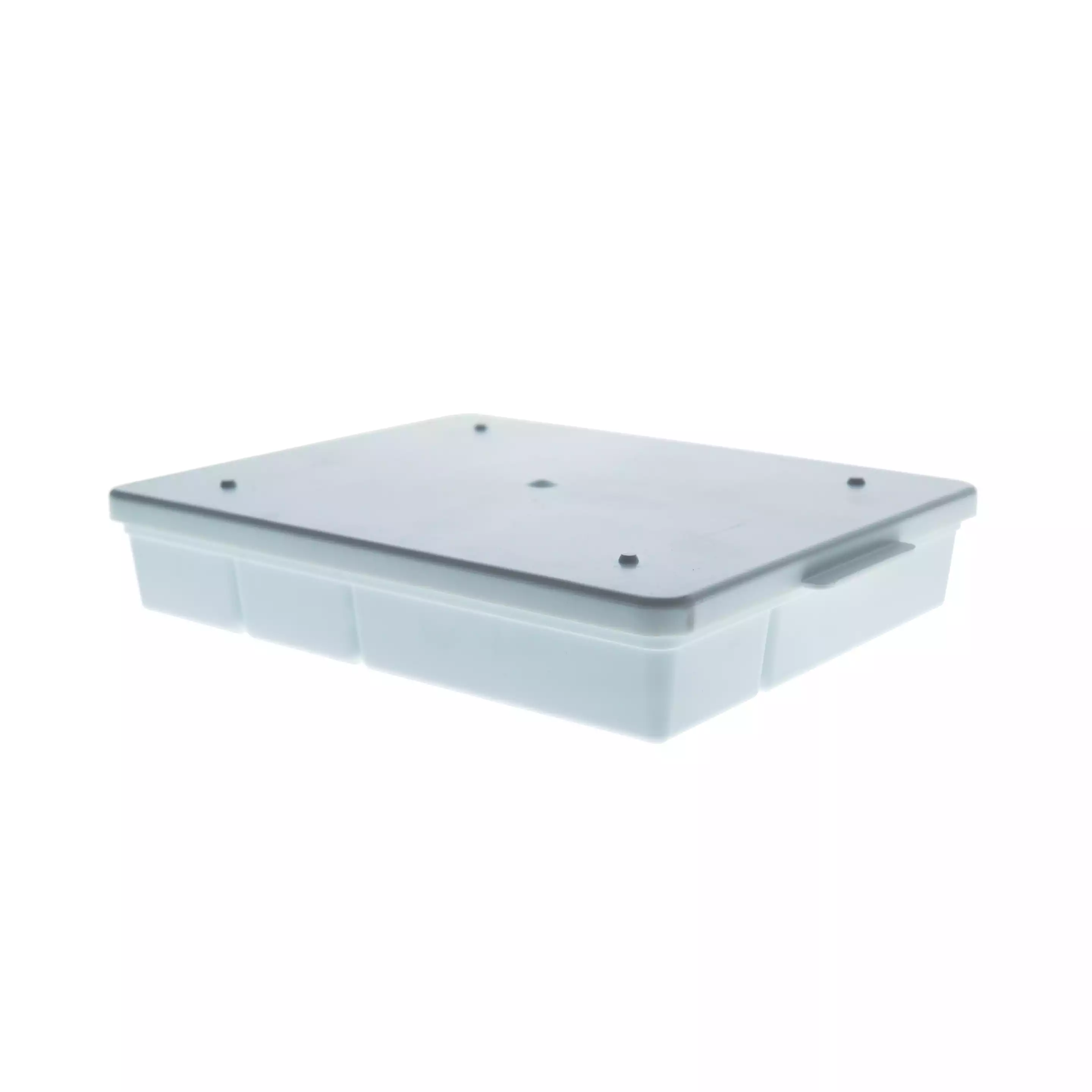 Лоток Лппу -0,85 - ЕЛАТ прямоугольный, размер 250*190*48мм, с крышкой и ячейками, неавтоклавируемый, полимерный