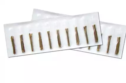 Кламмеры круглые с NTi напылением, d = 1мм; L= 25мм