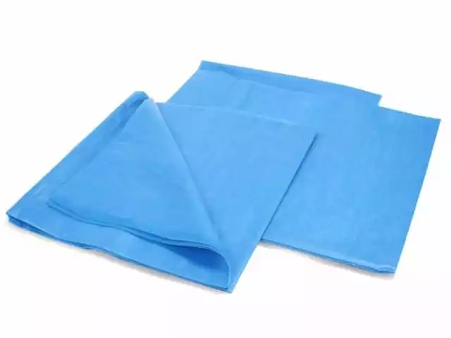 Салфетка 40*40см, материал СМС 25г/м2, стерильная, голубая