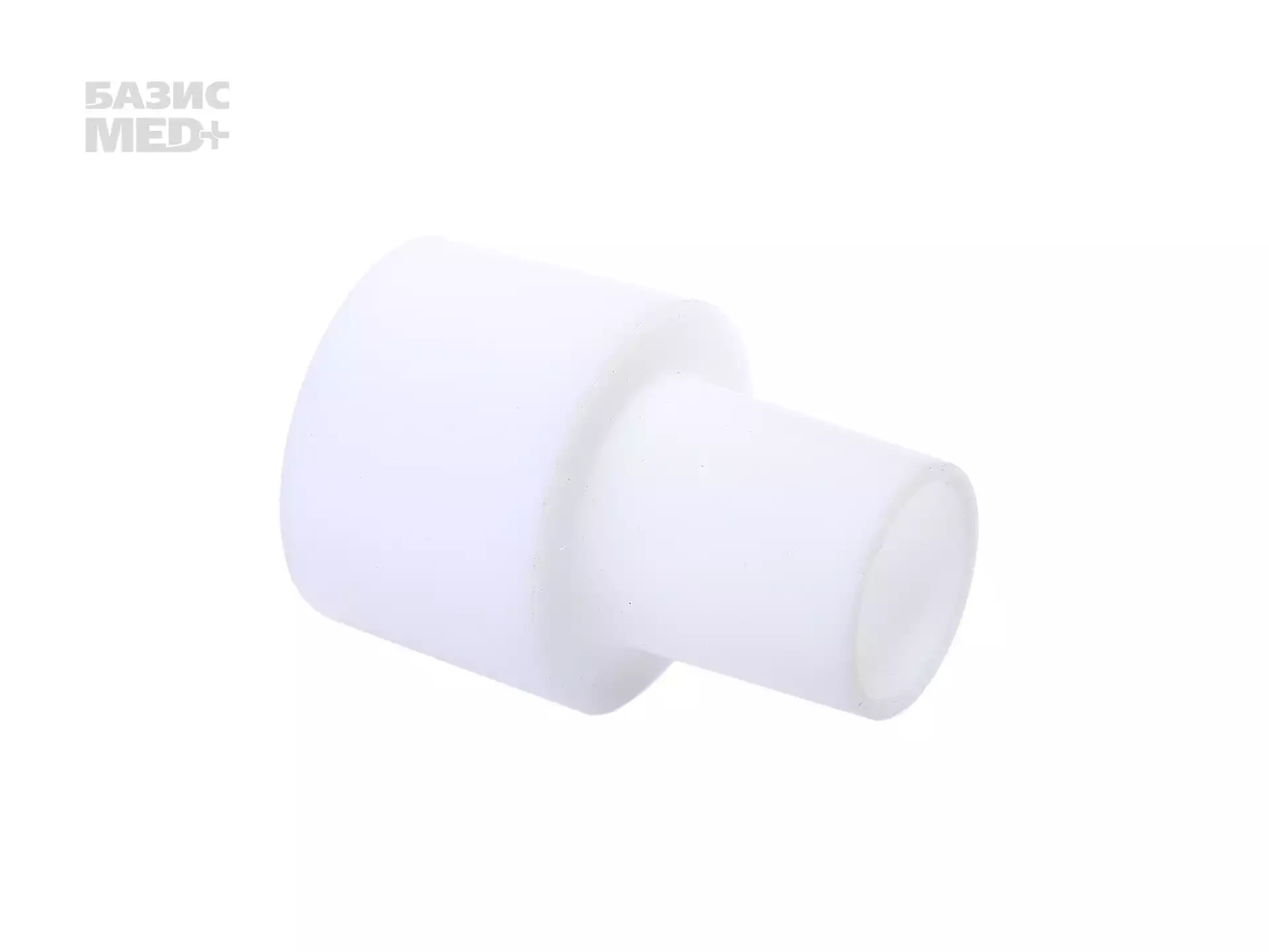 Адаптер из фторопласта для одноразовых мундштуков к сухому спирометру ССП