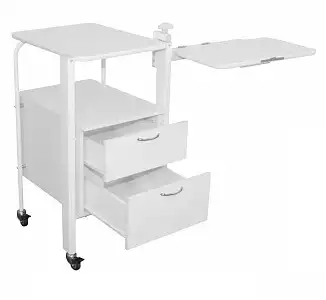 Тумба "ТП" медицинская прикроватная, с повортным столиком и 2-мя выдвижными ящиками