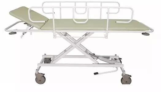 Тележка для перевозки больных ТПБВ-02 Д внутрикорпусная, колеса 15см, все с тормозами