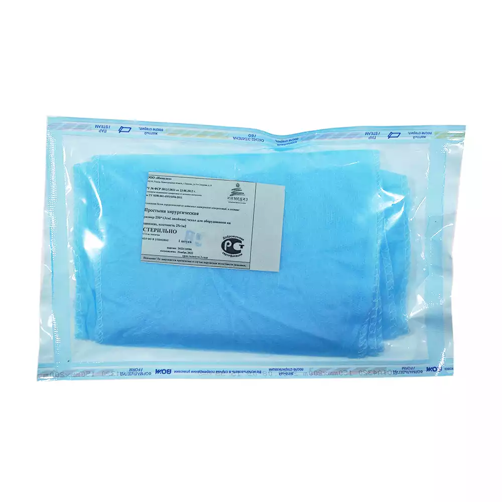 Чехол защитный для эндоскопа, размер 2,5*0,13м, на завязках, материал смс 25г/м2, стерильный