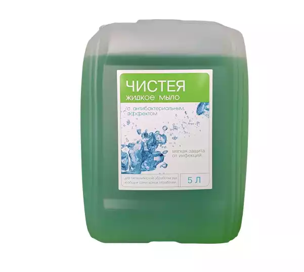 Мыло жидкое "Чистея" с антибактериальным  эффектом, 5 л