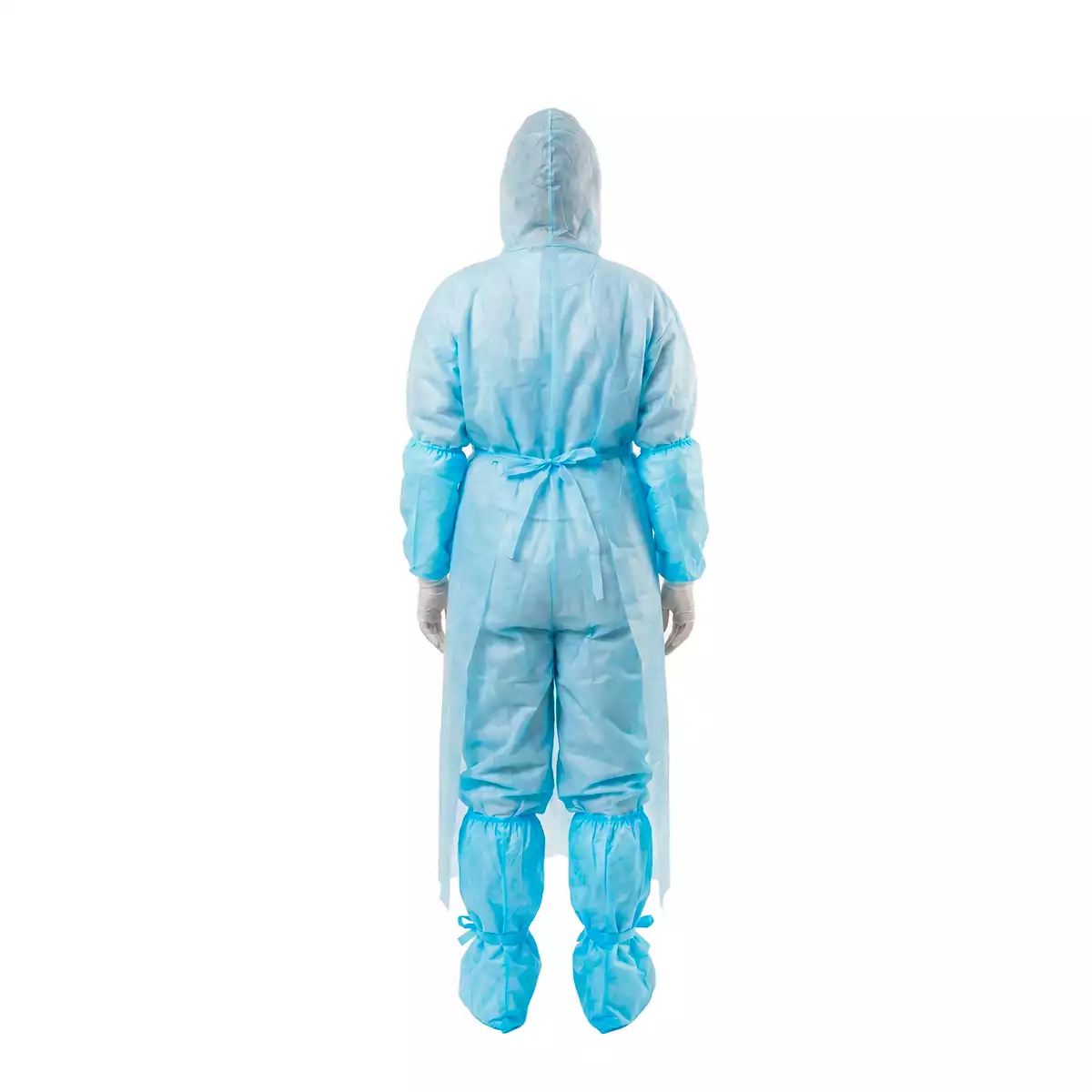 Комплект одежды защитной для врача-инфекциониста № 6, нестерильный , 50-52 р-р (комбинезон-каспер, фартук, нарукавники, бахилы)