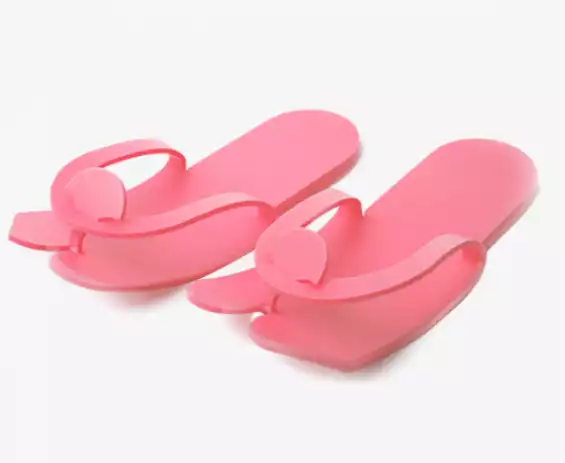 Тапочки - вьетнамки, пенопропилен 5мм, цвет розовые (25 пар/упак)